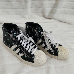 Adidas Pro Model Olympic Opening Ceremony Paisley Print Leather Shoes